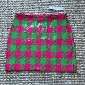 Trina Turk Rico Sequin Mini Skirt Sz 4